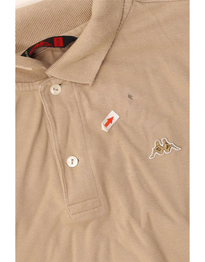 Kappa Langærmet Polo Shirt til mænd Medium Beige Bomuld