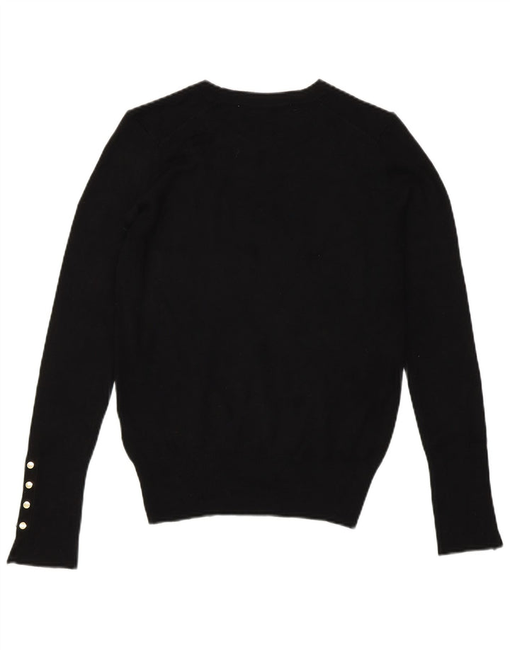 Zara Dame sweater med rund hals DK 10 Lille sort viskose