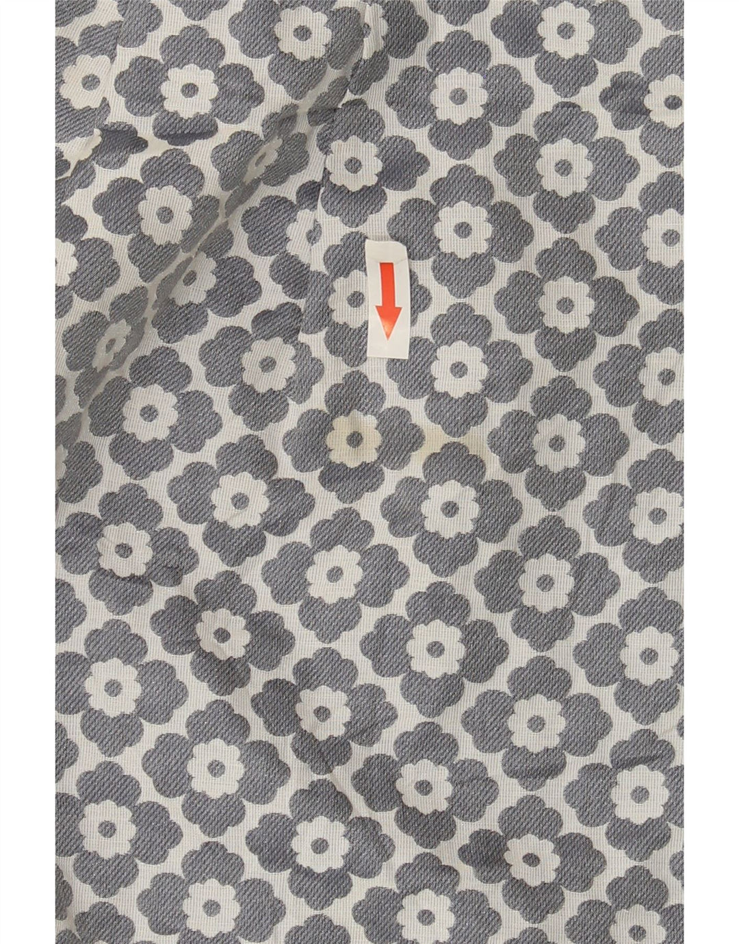 Oasis Dame Mini Nederdel UK 10 Small W28 Grey Floral Polyester