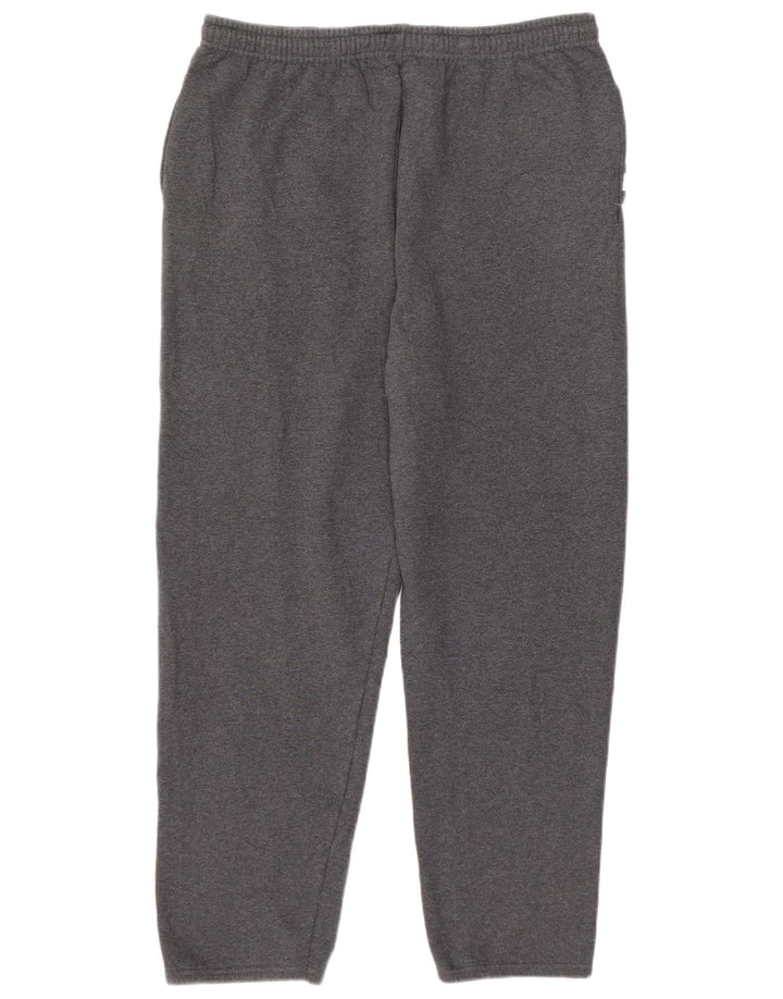 RUSSELL ATHLETIC Mens Tracksuit Trousers XL  Grey Cotton