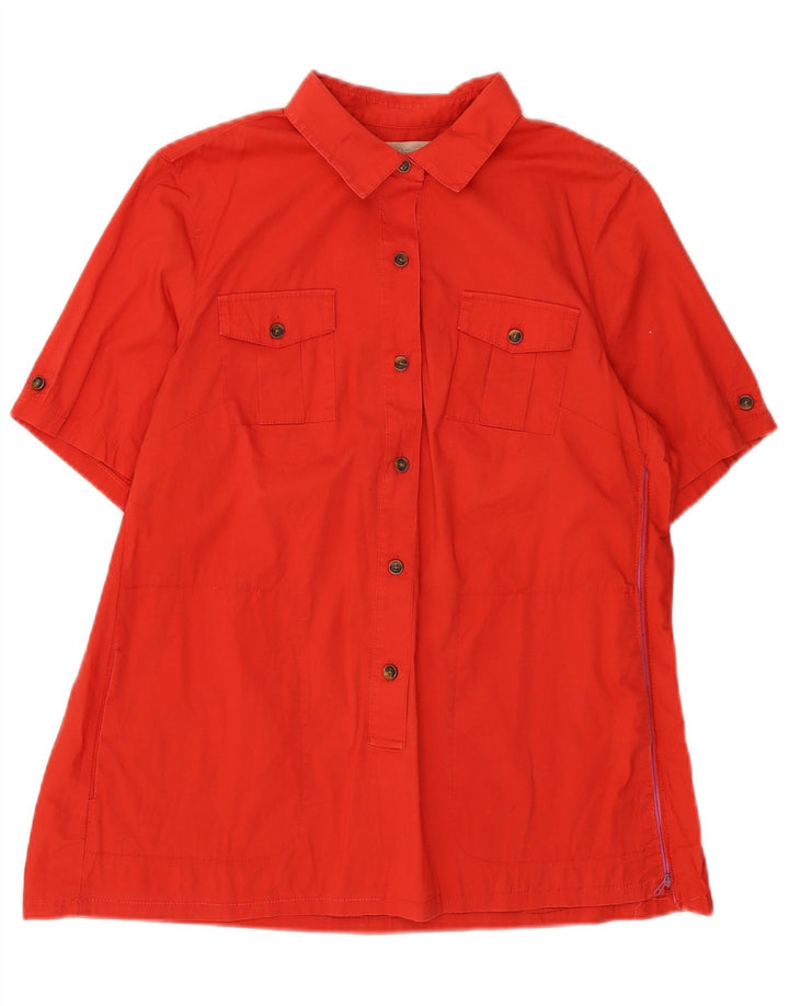 BANANREPUBLIK Dame Petite Kortærmet Pullover Shirt US 6 Medium Rød