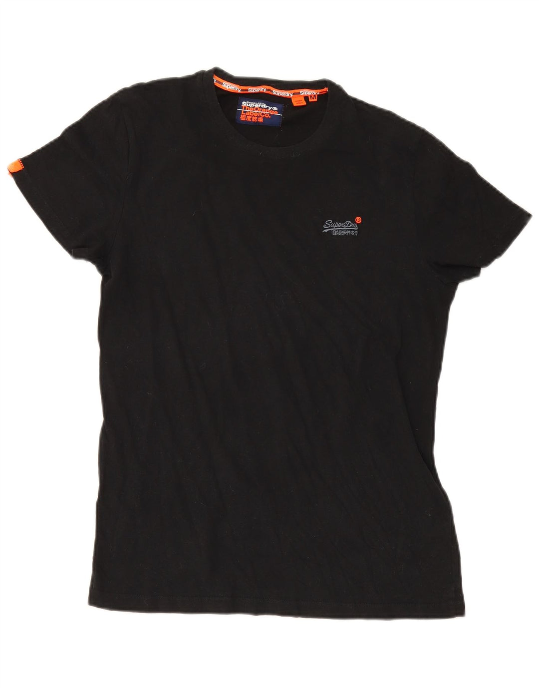 Superdry T-shirt top mellem sort bomuld til mænd