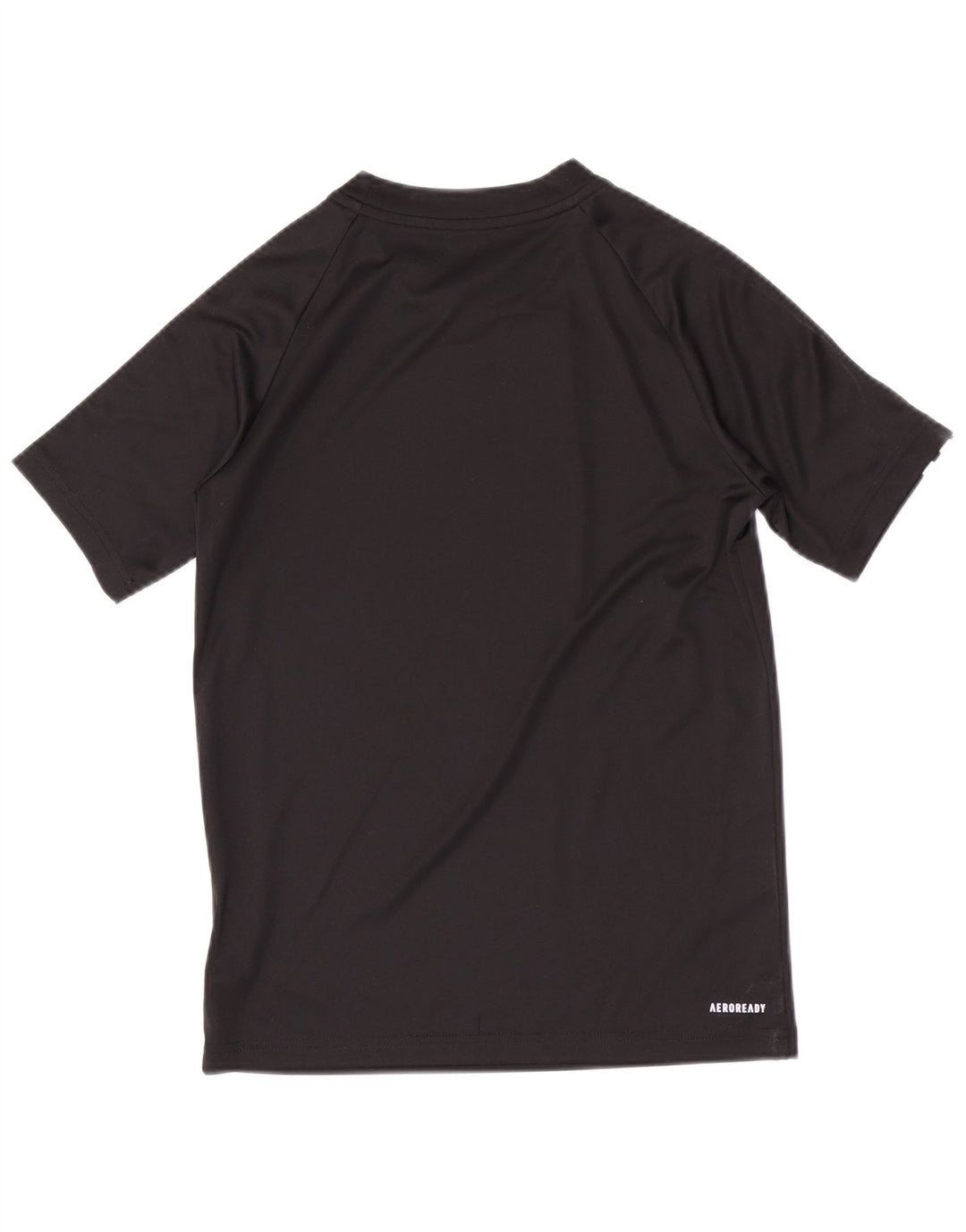 Adidas Boys Aeroready Regular T-Shirt Top 11-12 År Sort Polyester