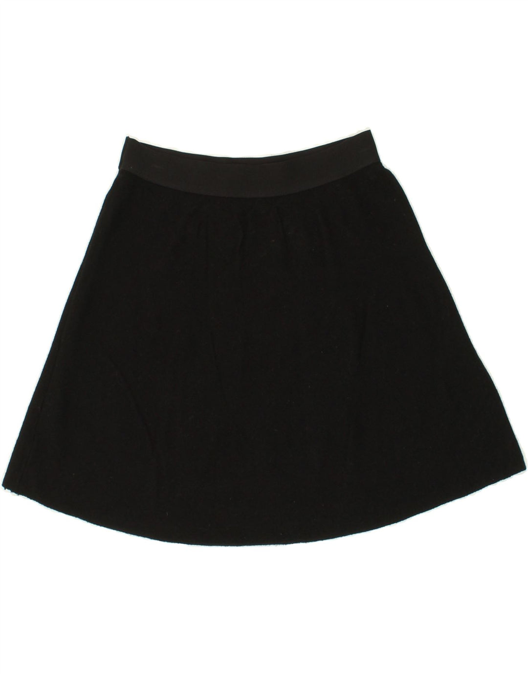 BENETTON Womens Mini Skirt W26 Small  Black Wool Vintage Benetton and Second-Hand Benetton from Messina Hembry 