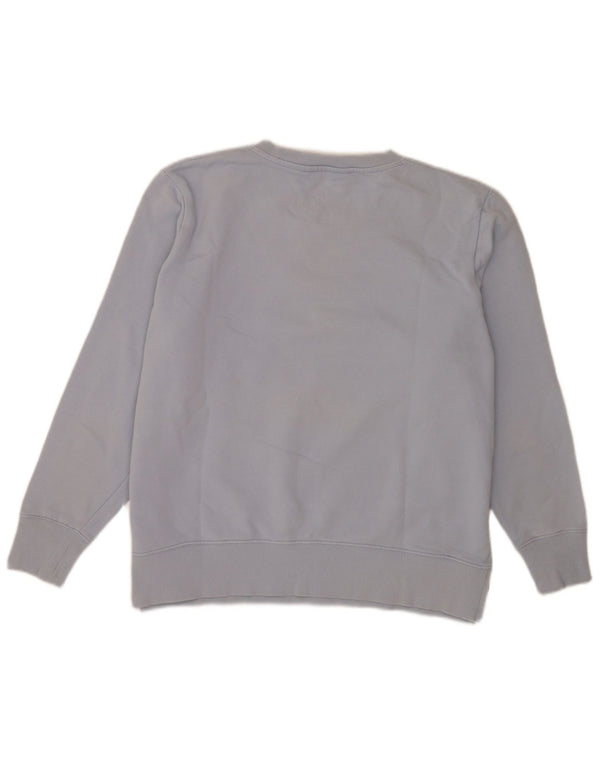 Tommy Hilfiger Dame Grafisk Sweatshirt Jumper UK 14 Large Blue