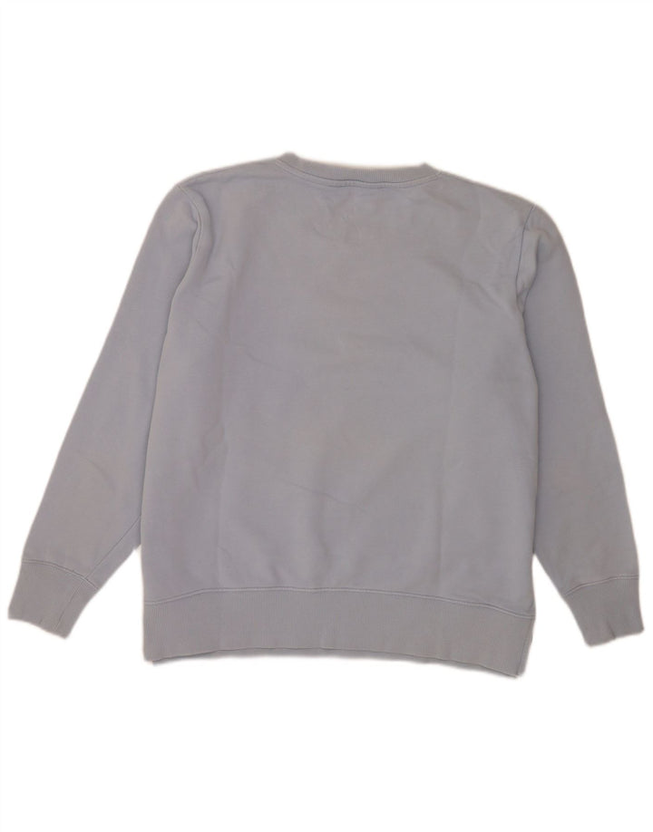 Tommy Hilfiger Dame Grafisk Sweatshirt Jumper UK 14 Large Blue