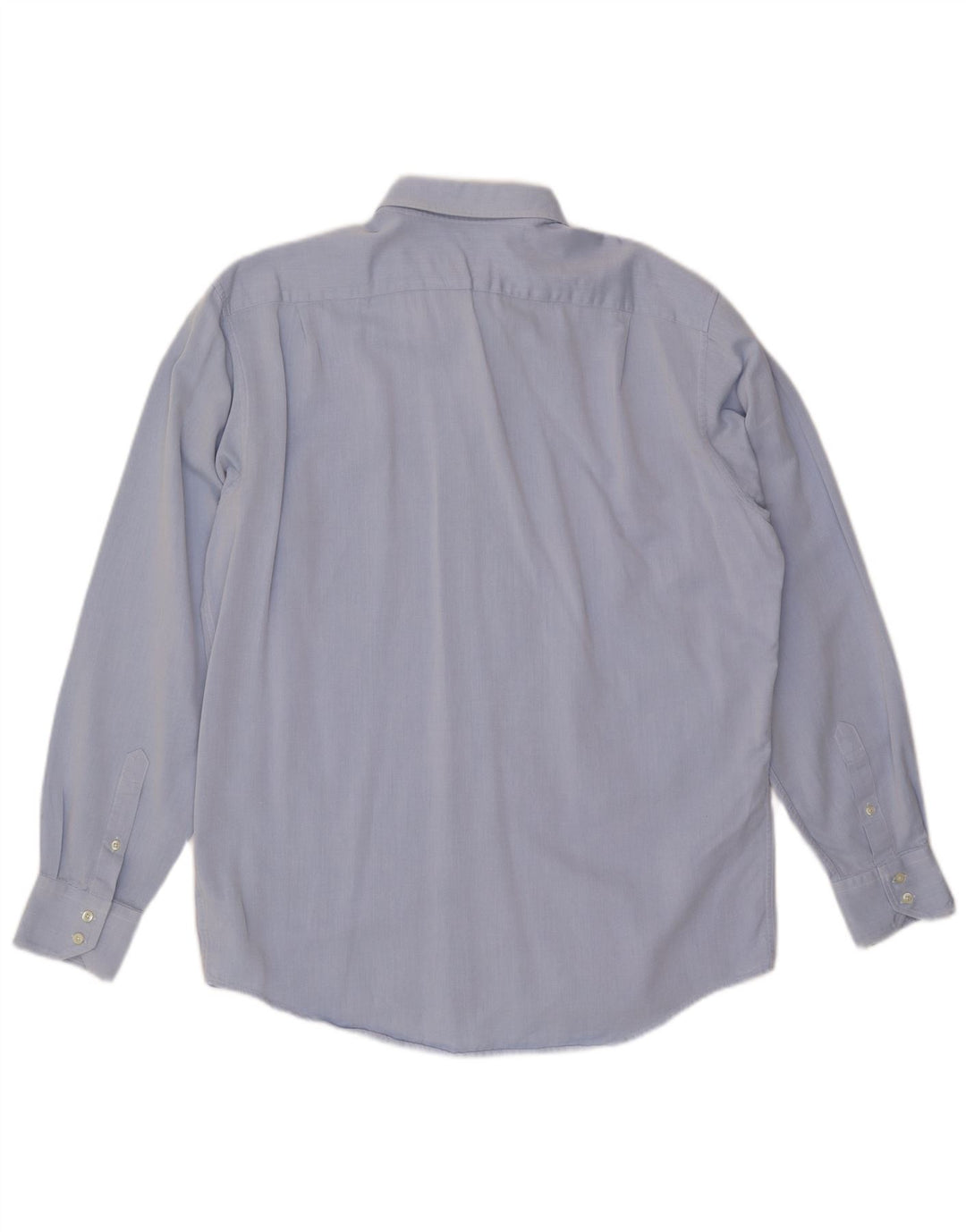 LACOSTE Herre Regular Fit skjorte str. 43 Large Blue Cotton