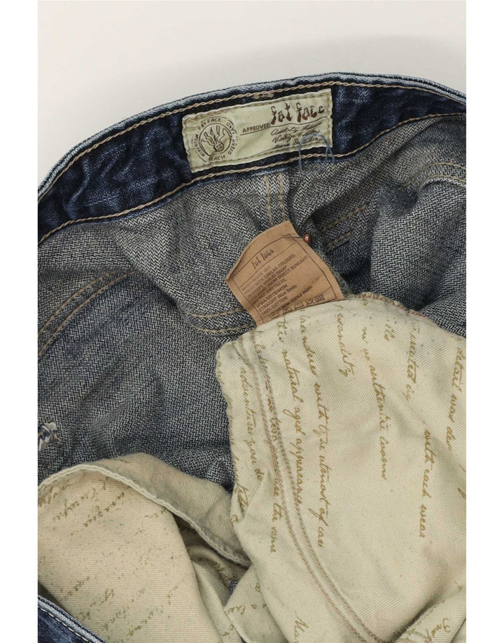 Fat Face Herre Straight Jeans W36 L34 Blå Bomuld