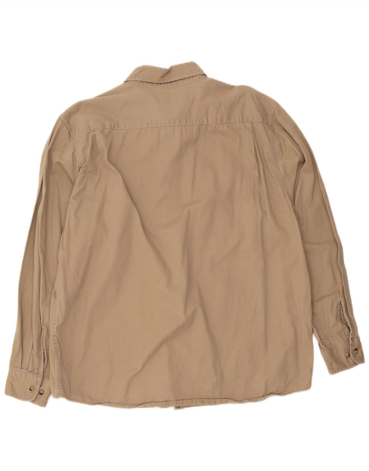 Wrangler herreskjorte XL beige bomuld