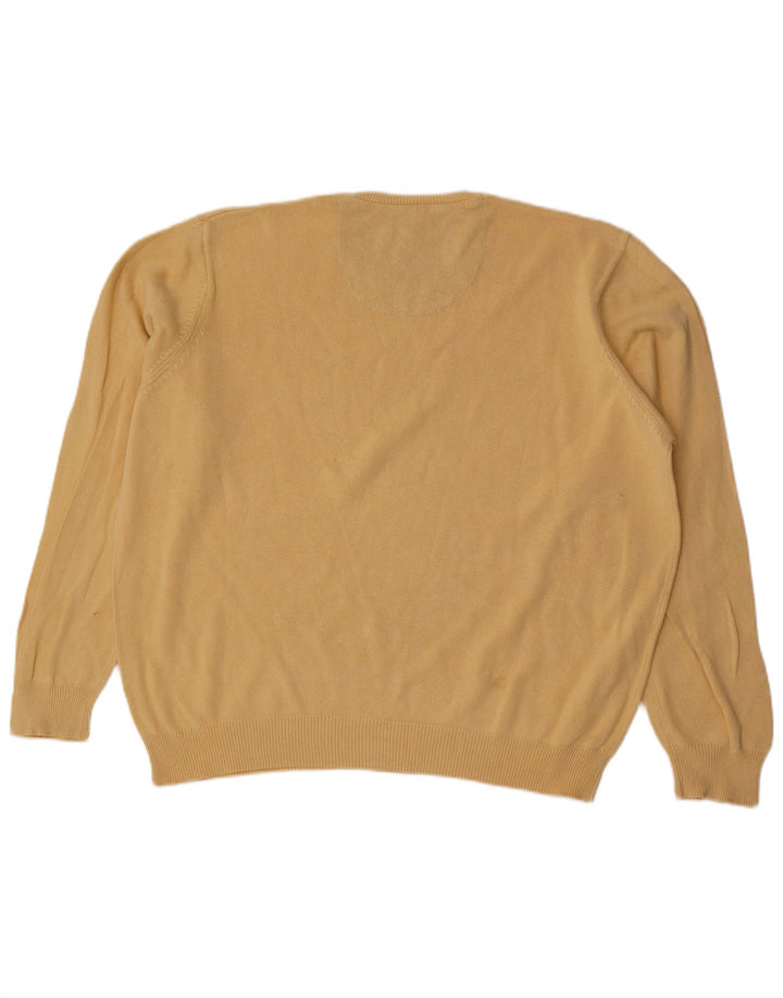 Marks & Spencer Herre Blue Harbor Crew Neck sweater XL Gul