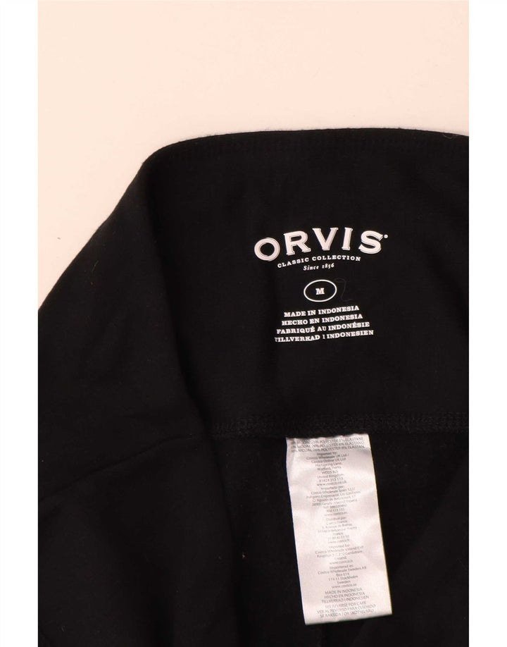 Orvis Womens Leggings UK 12 Medium Black Modal