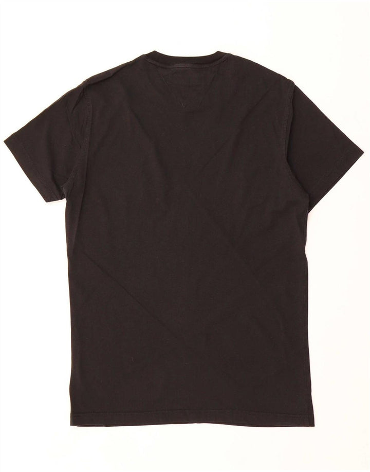 TOMMY HILFIGER Mens T-Shirt Top Small Black