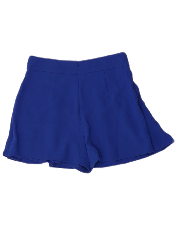 ZARA Womens Casual Shorts Medium W28 Blue Polyester