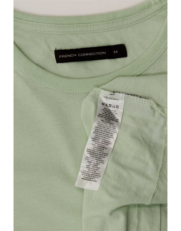 French Connection Herre T-Shirt Top Medium Grøn Bomuld