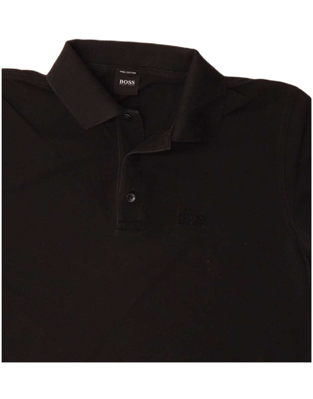 Hugo Boss Poloshirt til mænd Medium Sort Bomuld
