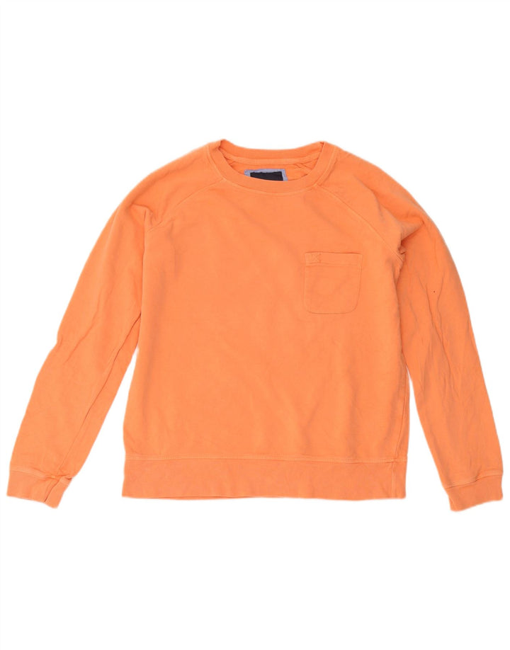 Crew Clothing Dame Sweatshirt Jumper UK 10 Small Orange