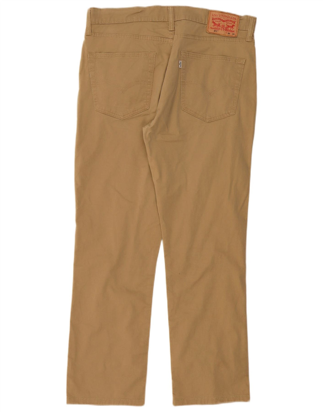 LEVI'S Herre 511 Slim Casual Bukser W36 L30 Beige Bomuld