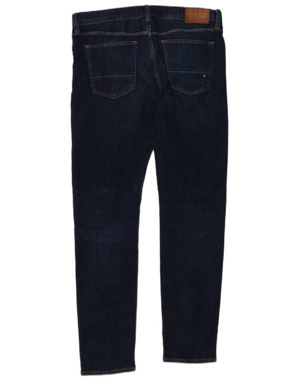 Tommy Hilfiger Herre Layton Skinny Jeans W34 L32 Marineblå Bomuld