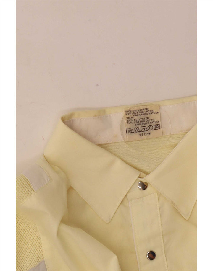 Angelo Litrico Herre Pullover Shirt IT 48/50 Mellem gul stribet
