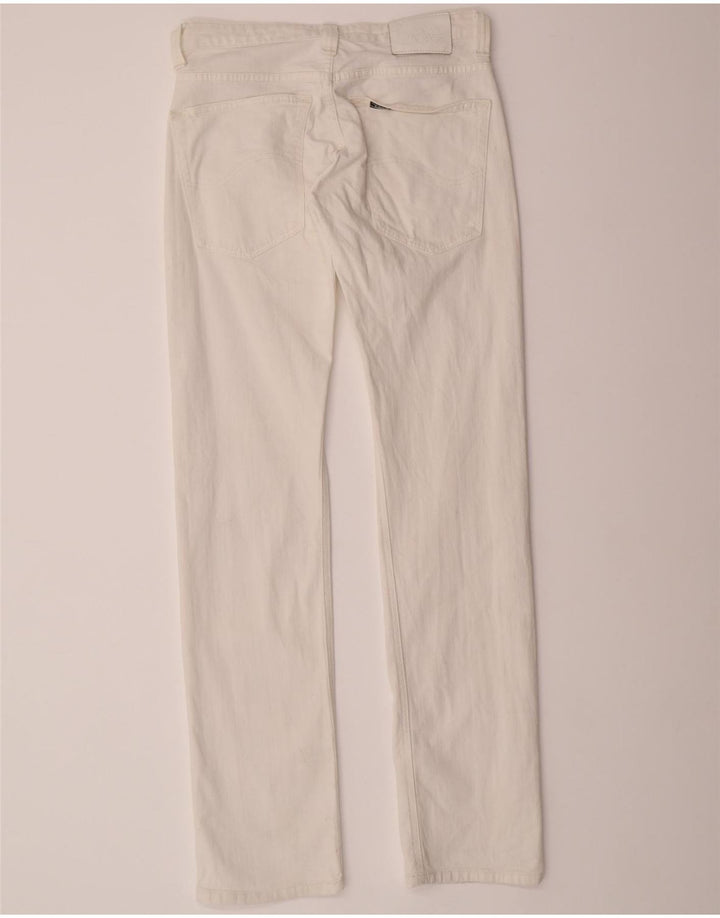 LEE Womens Powell Straight Jeans W31 L34 White Cotton Vintage Lee and Second-Hand Lee from Messina Hembry 
