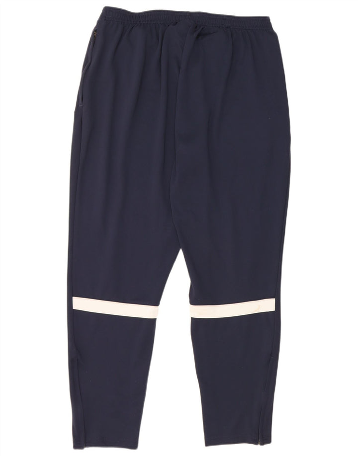 Nike Træningsdragtsbukser til mænd XL Marineblå Colourblock Polyester