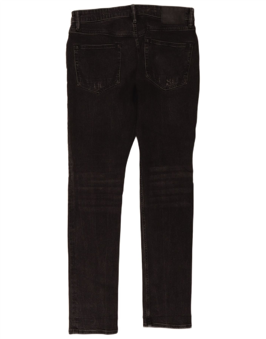 All Saints Herre Distressed Slim Jeans W30 L32 Sort Bomuld