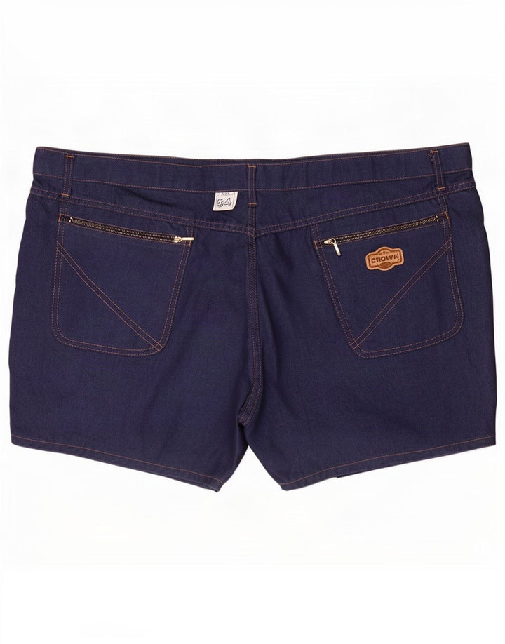 Crown denimshorts til kvinder 4XL W46 marineblå