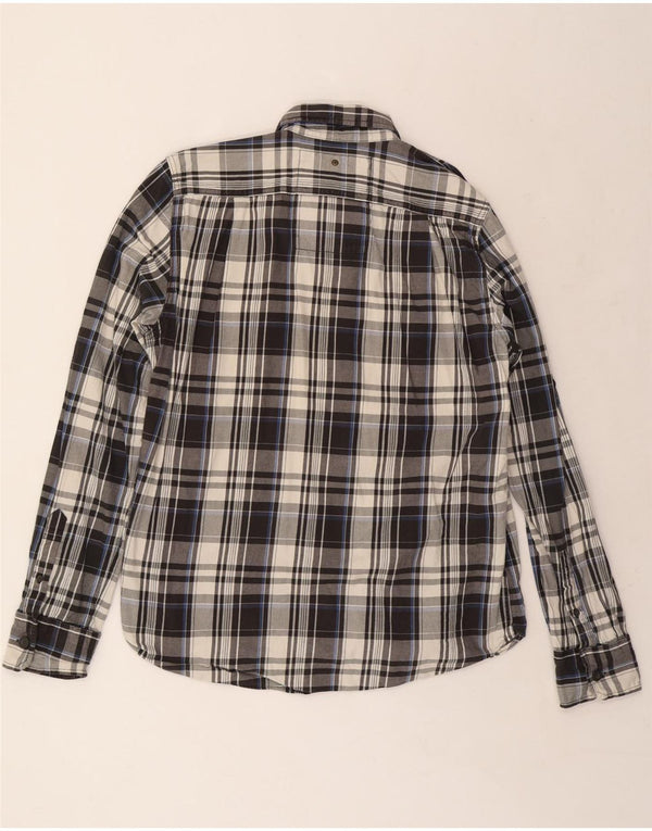 SUPERDRY Flanellskjorte til mænd 2XL Grå Plaid