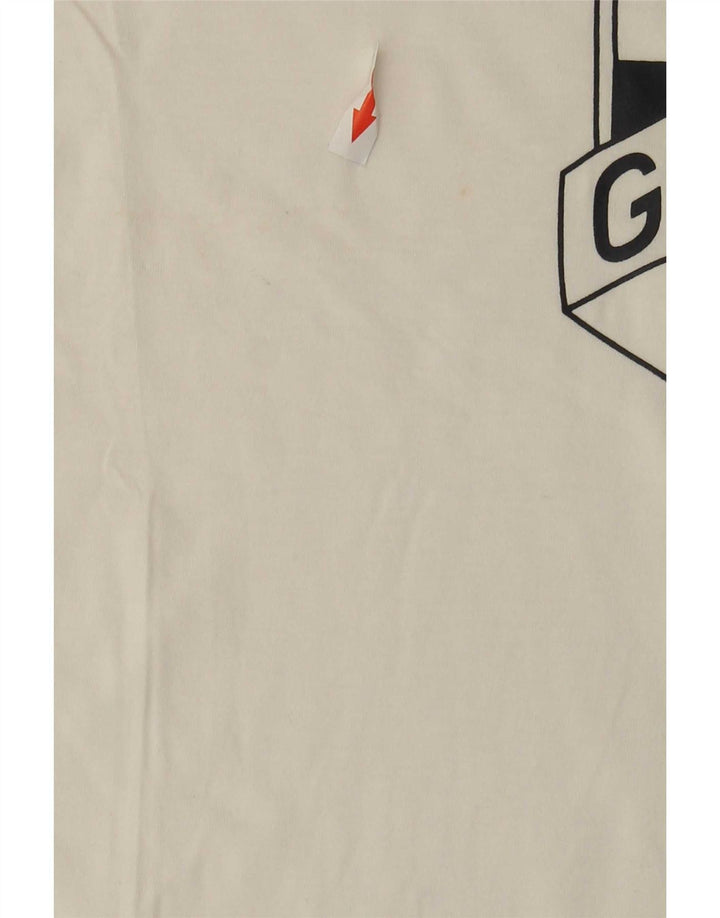 Gant Boys Grafisk T-Shirt Top 13-14 År Hvid Bomuld