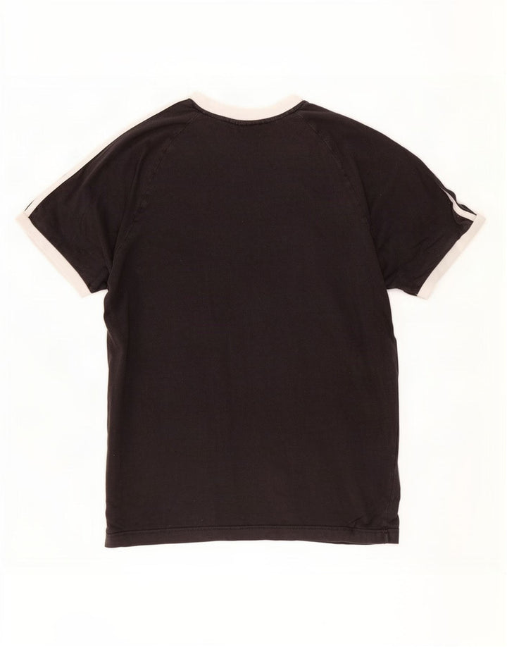 Adidas Herre T-Shirt Top Stor Sort Bomuld