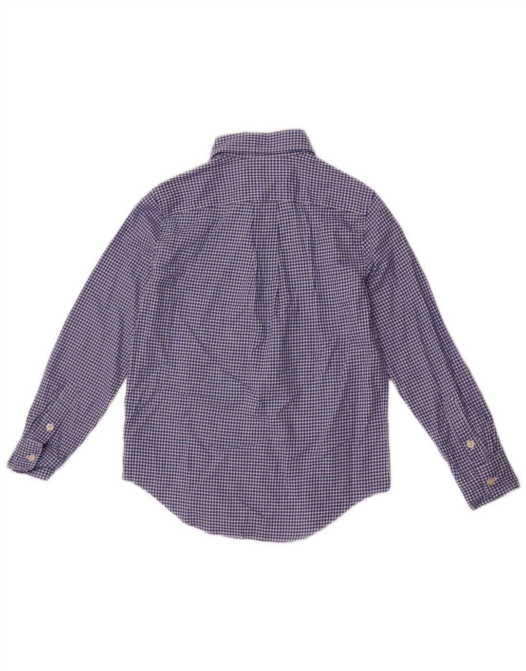 Ralph Lauren drengeskjorte 7-8 år lille blå Gingham bomuld