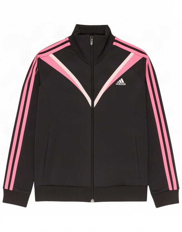 Adidas træningsdragt topjakke til piger 13-14 år Grå Colourblock Polyester