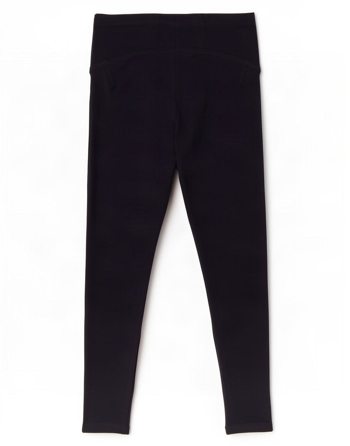 Marks & Spencer Womens Crop Leggings UK 12 Medium Navy Blue Viscose