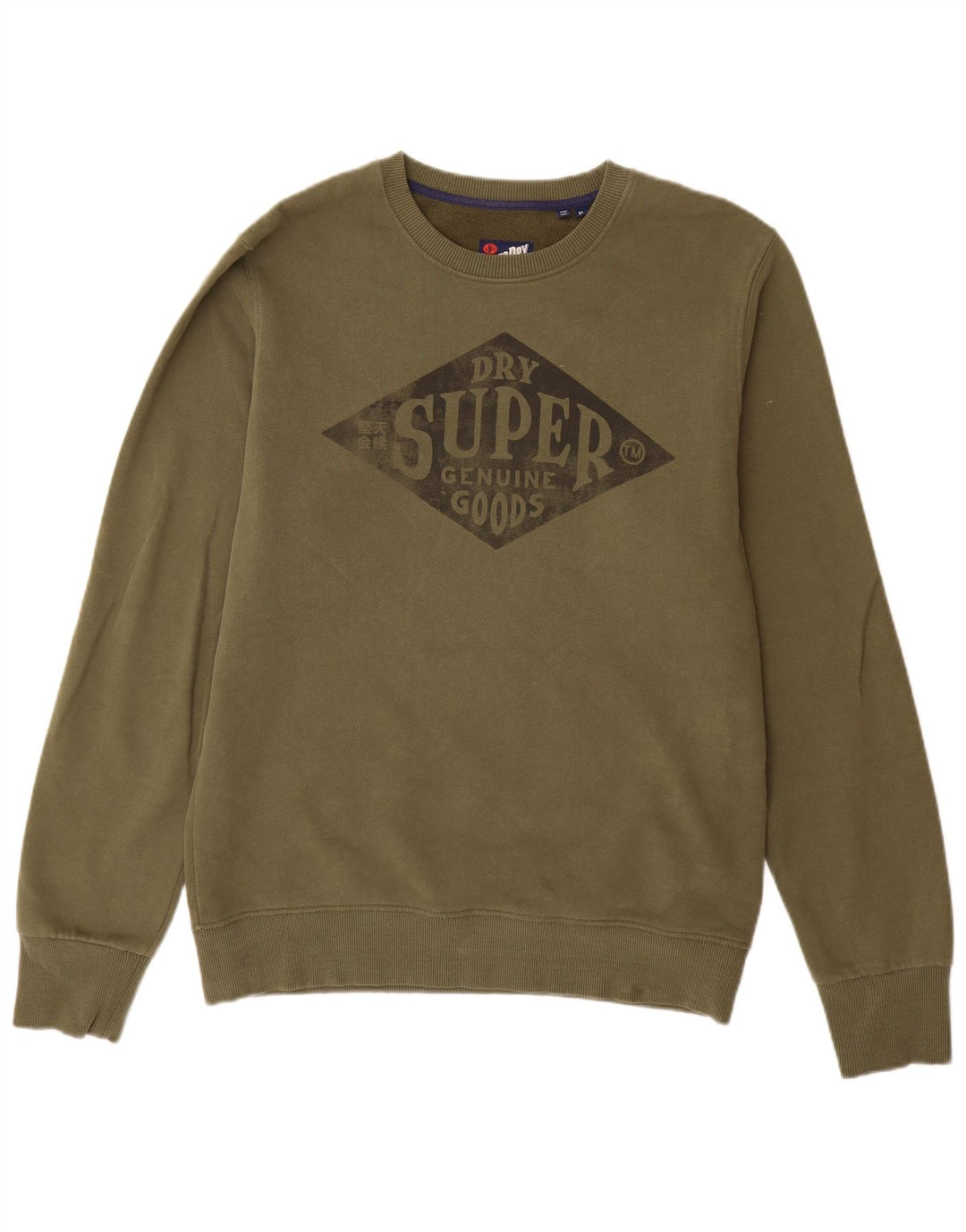 Superdry Grafisk Sweatshirt Jumper til mænd XL Khaki Bomuld