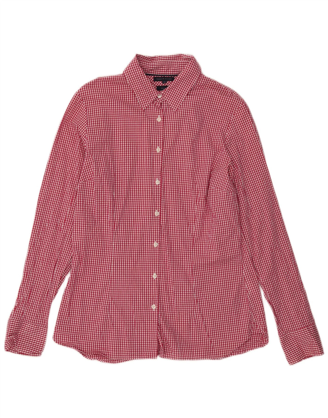 Tommy Hilfiger Dameskjorte US 12 Large Red Gingham Cotton