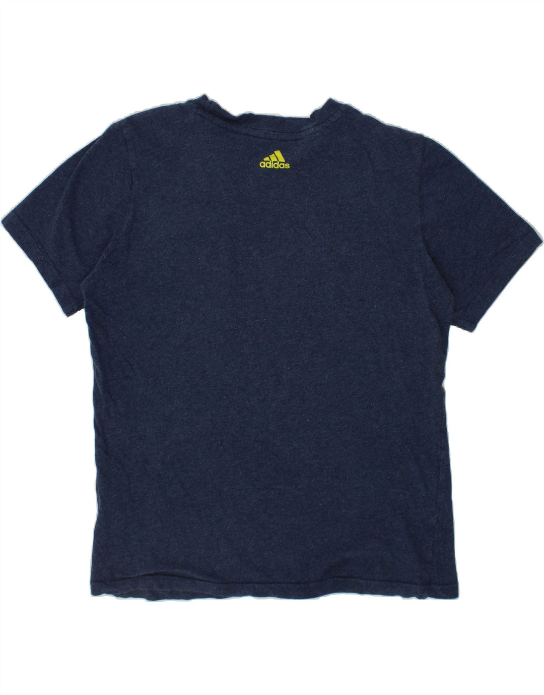 ADIDAS Boys Graphic T-Shirt Top 11-12 Years Navy Blue Vintage Adidas and Second-Hand Adidas from Messina Hembry 