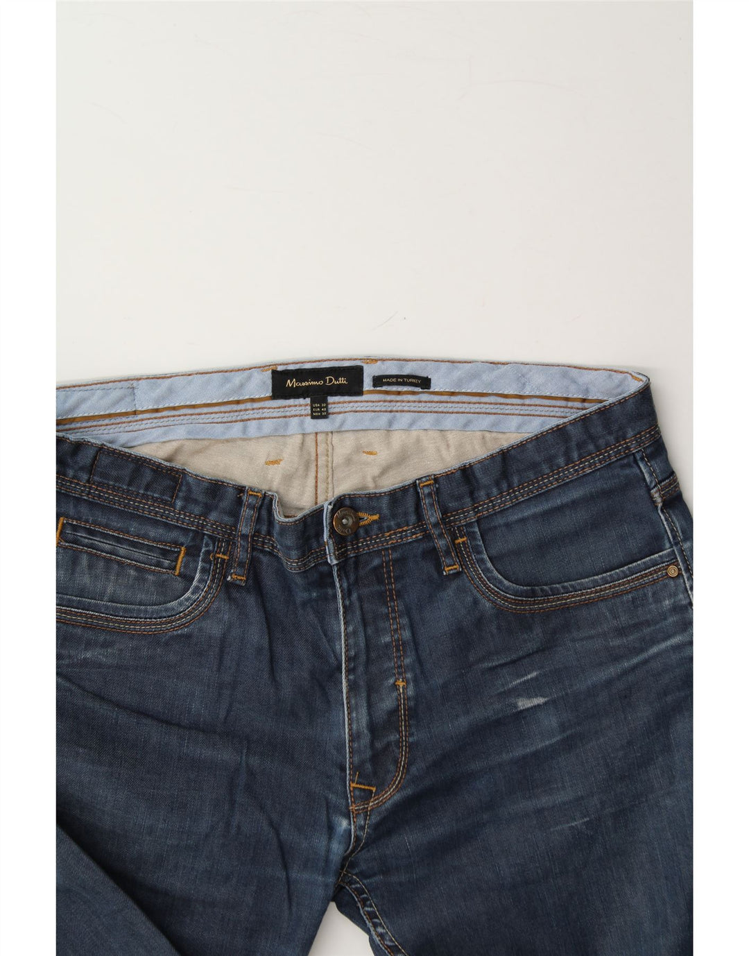 MASSIMO DUTTI Mens Slim Jeans W32 L29 Blue Vintage Massimo Dutti and Second-Hand Massimo Dutti from Messina Hembry 