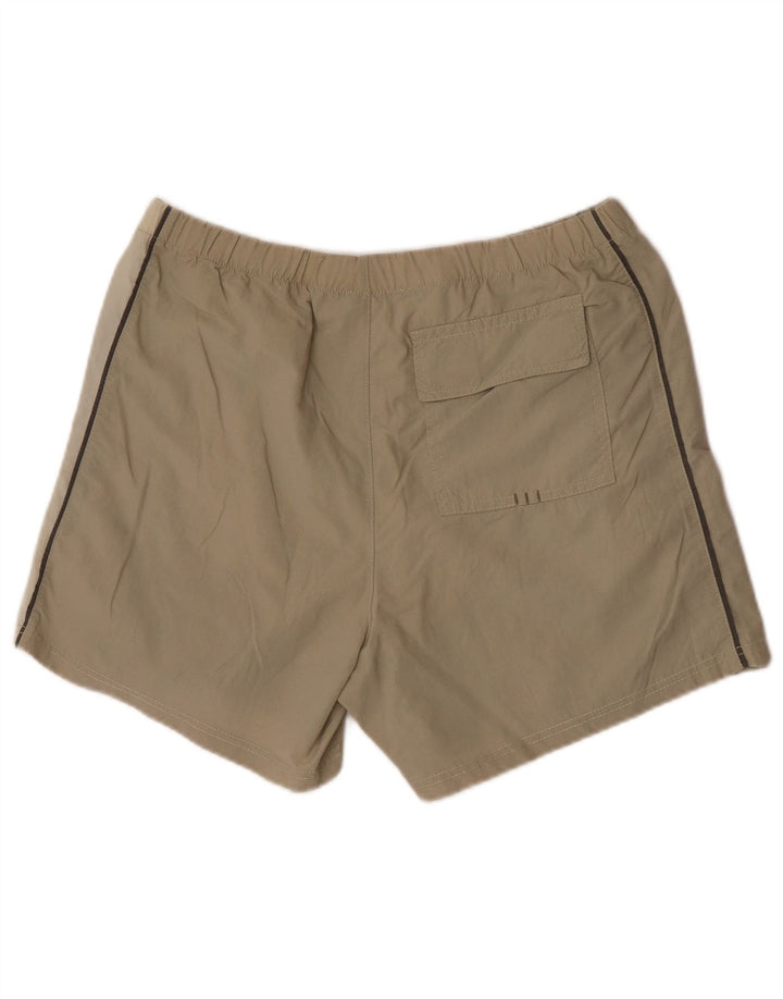 Invicta Herre grafiske svømmeshorts store beige colourblock polyamid