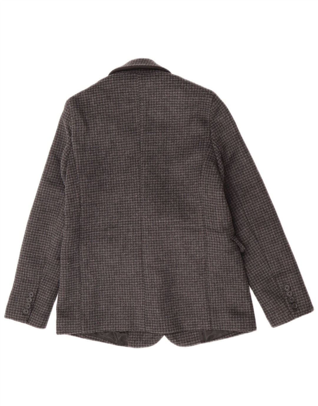 Abercrombie & Fitch Dame 1-knaps blazerjakke UK 6 XS Grå Houndstooth