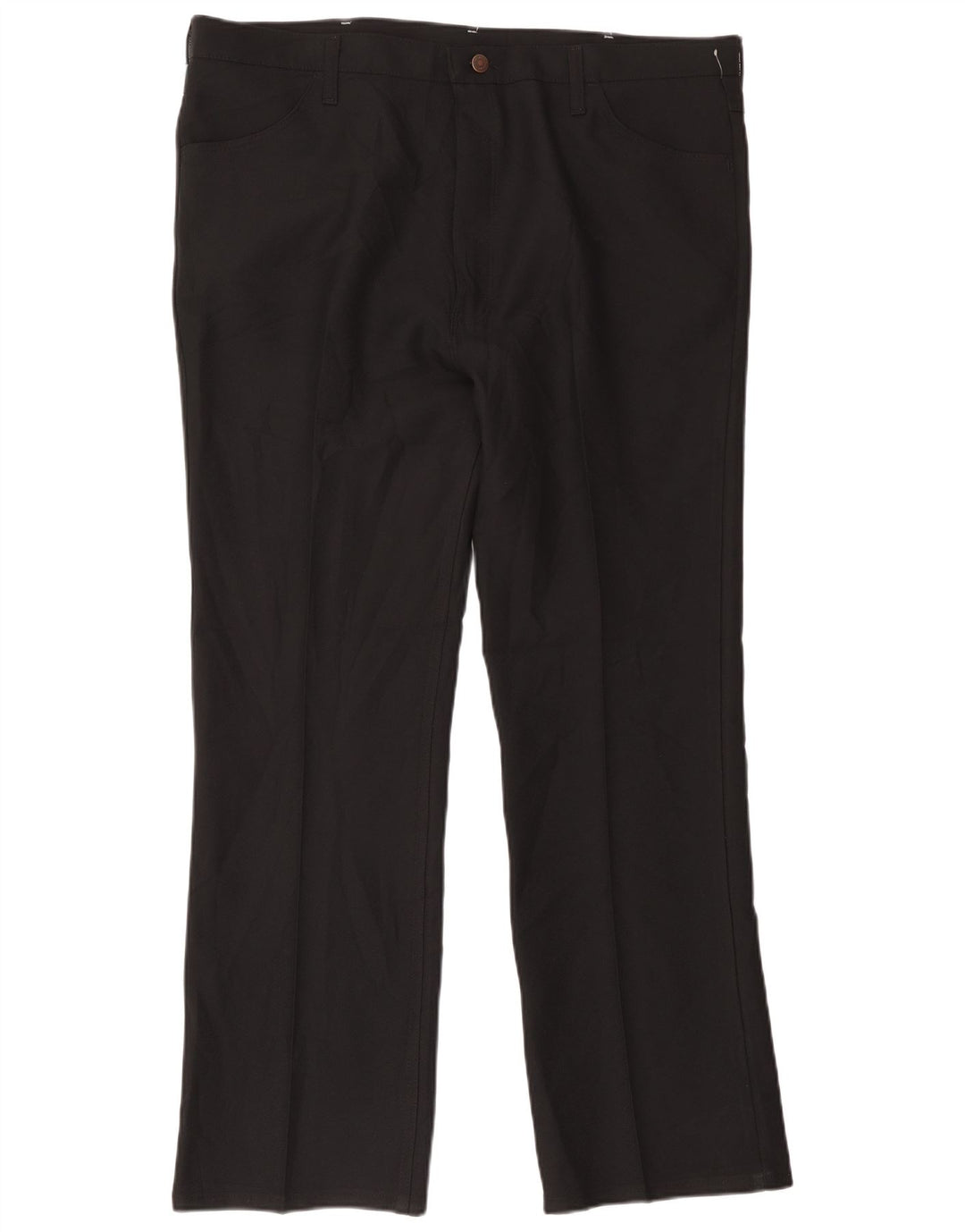 Wrangler Straight Casual Bukser til mænd W42 L32 Sort polyester