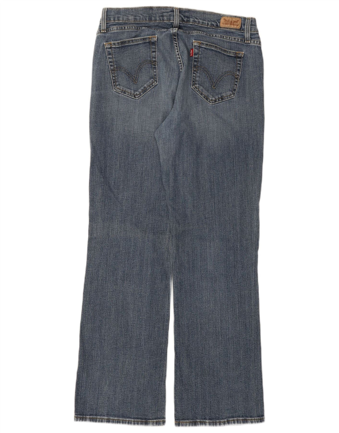 LEVI'S Dame 529 Curvy Bootcut Jeans W32 L32 Blå Bomuld