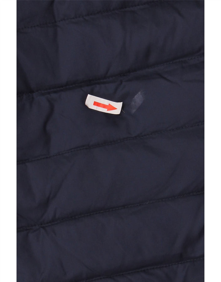 JACK WILLS Dame Polstret Gilet UK 12 Medium Navy Blue Polyamid