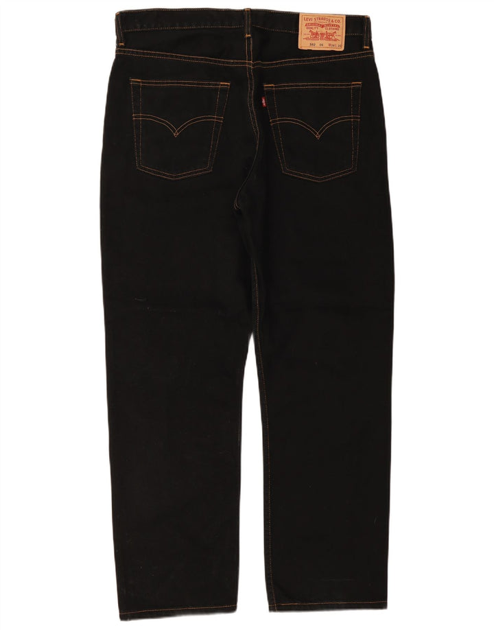 Levi's Herre 582 Straight Jeans W36 L30 Sort