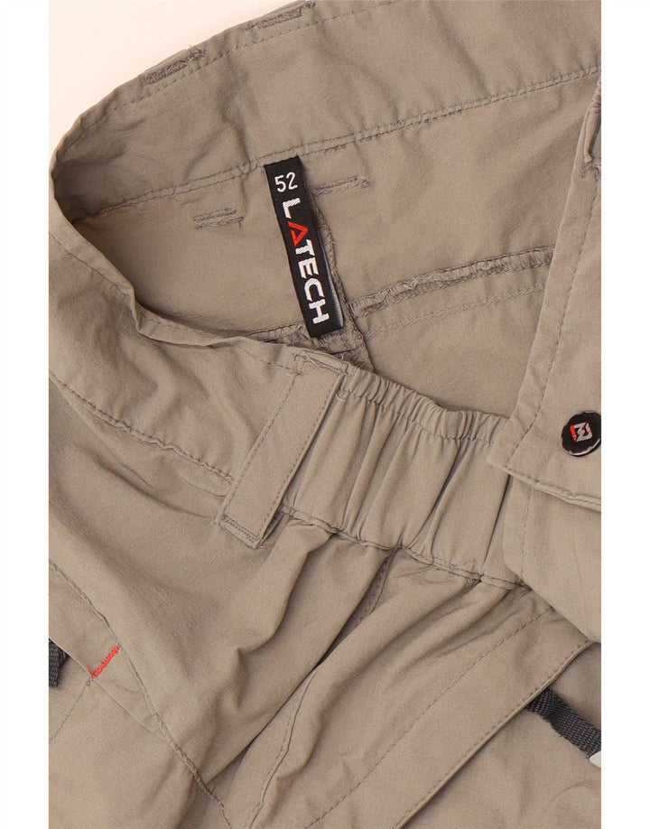 Vintage Herre Cargo Shorts IT 52 XL W38 Grå