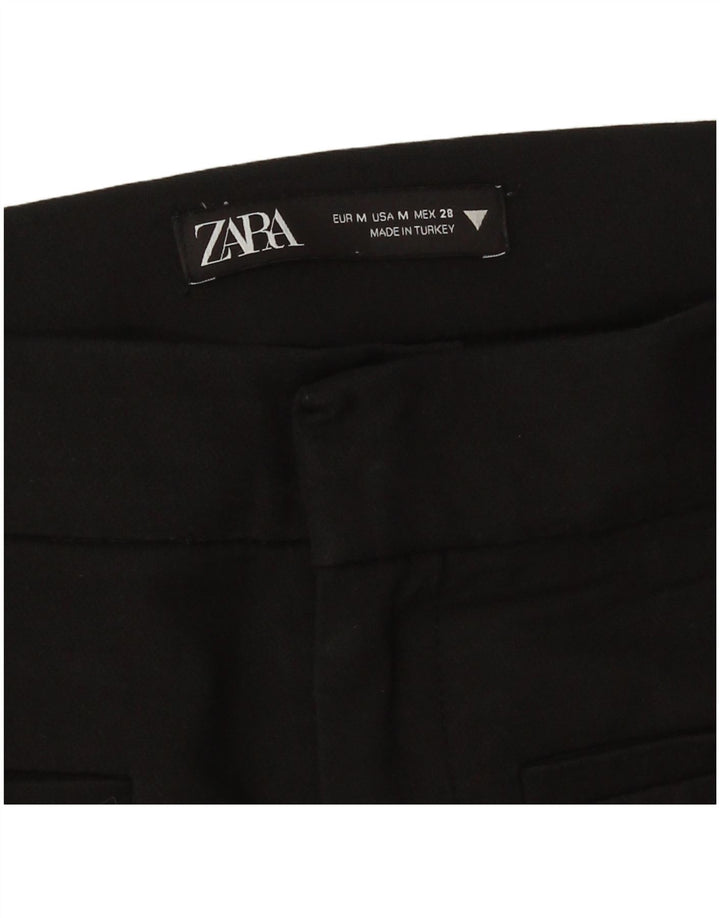Zara Dame Bootcut Casual Bukser Medium W28 L26 Sort