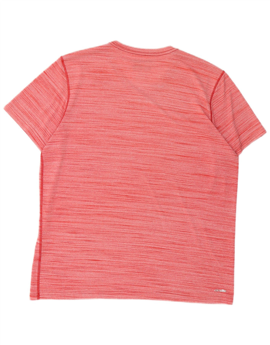 Adidas Herre T-Shirt Top XL Rødstribet Polyester