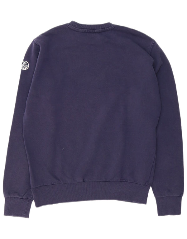 North Sails Herre Sweatshirt Jumper Small Navy Blue Bomuld