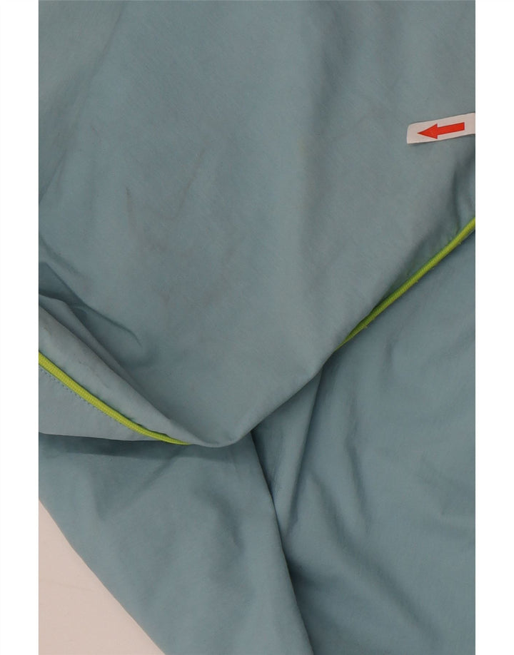 Adidas Graphic Tracksuit Top Jacket UK 10 Small Blue Colourblock