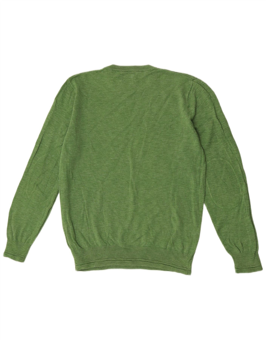Marks & Spencer Herre V-hals sweater Medium Grøn Bomuld