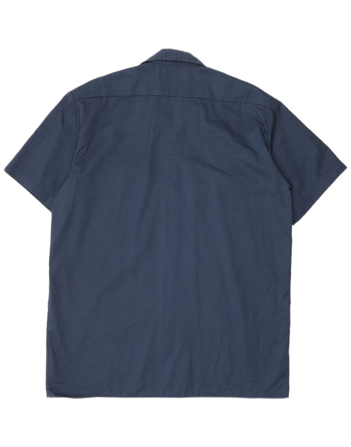 Dickies kortærmet herreskjorte Stor marineblå polyester